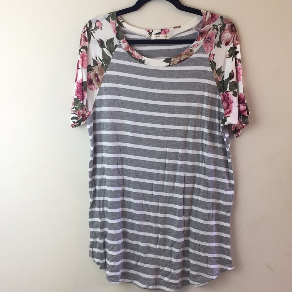 First Look Floral Top
